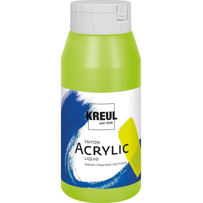Solo Goya TRITON - Fluoriserend Groene Acrylverf – 750ml