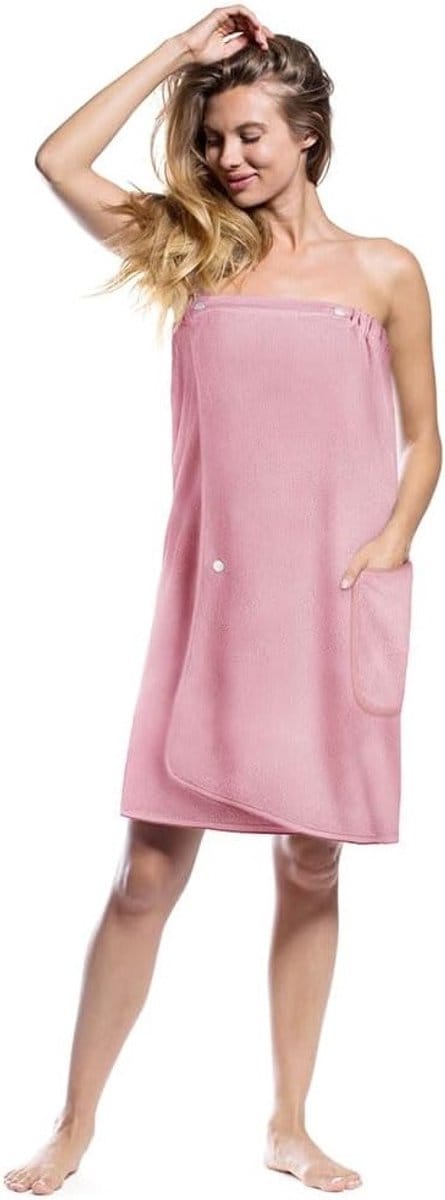 Badcape voor Dames - Sneldrogend Microvezel - Verstelbare Sluiting - Ideaal voor Wellness - ShopVlot