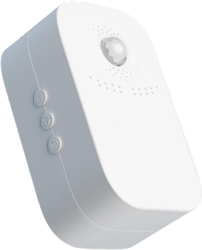 Deurmelder Systeem - Draadloze Alert - Toegang Monitoren - Slimme Bewegingssensor - 8.5 x 5 x 3.5 cm - Wit