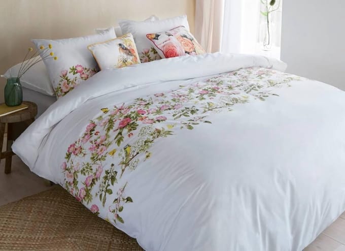 Marjolein Bastin Rozentuin - Dekbedovertrek - Tweepersoons - 200x200/220 cm - Multi