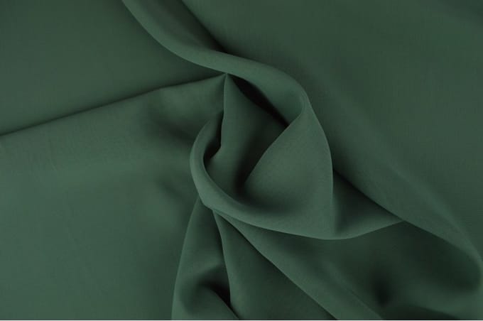 Chiffon stof - Oud groen - 1 meter - Per meter - 150cm breed