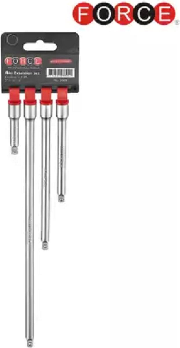 4-delige 1/4" Verlengstukken set-Force 2049