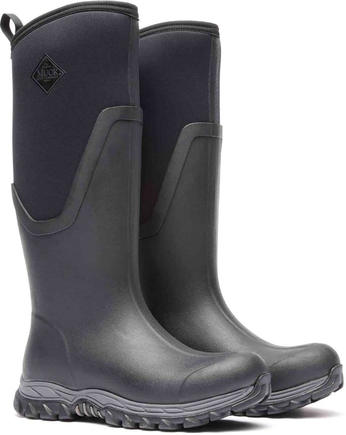 Muck Boot Arctic Sport II Tall | Zwart/Mos - Regenlaarzen - Maat 41 -