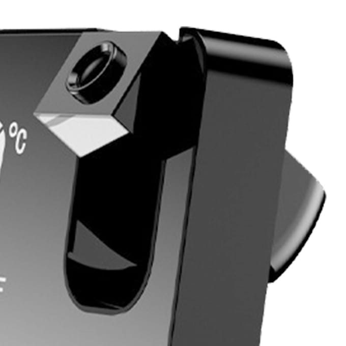 Projectie Wekker 360 Graden Flexibel Instelbaar Creatieve LED Spiegel Digitale Klok met zwart