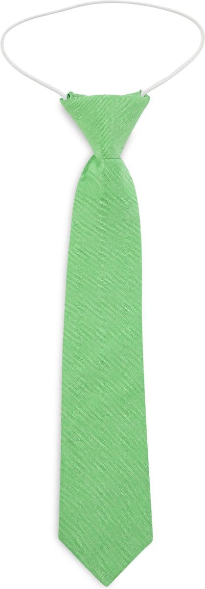 We Love Ties - Stropdassen - Kinderstropdas katoen groen - groen