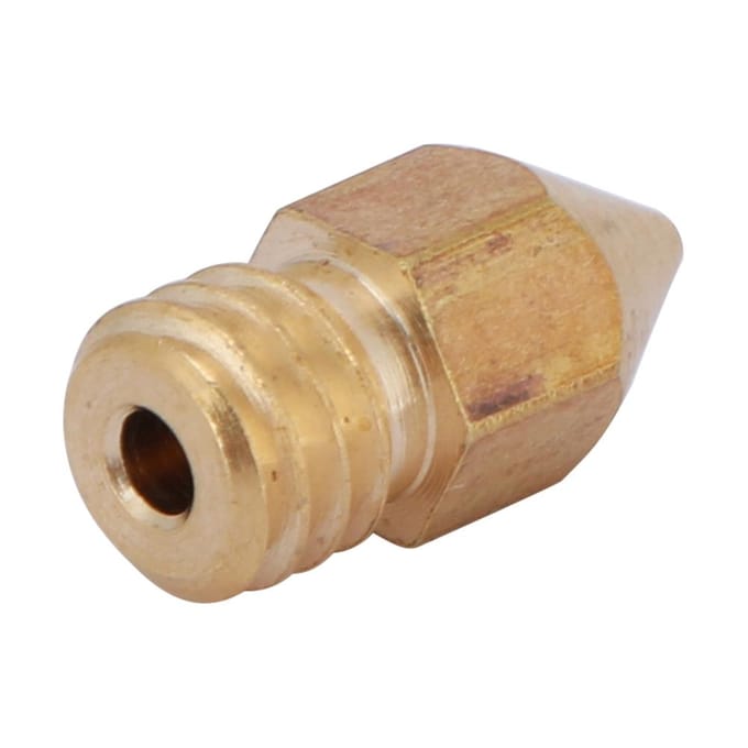 10 stuks MK8 Messing Extruder Nozzle voor 3D Printer CR-10 A8 1.75mm0.4mm beige
