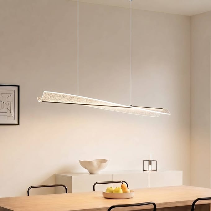 Lucande LED hanglamp Vellia, zwart, lengte 112 cm, CCT