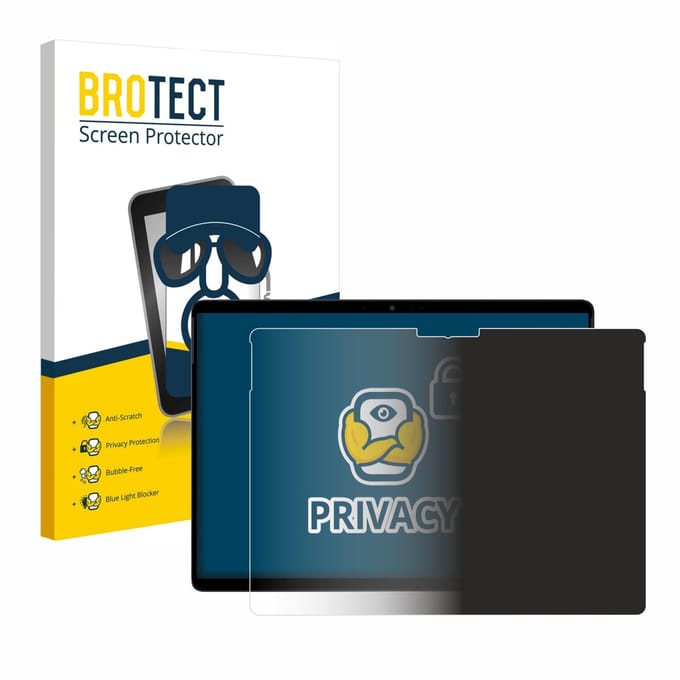 BROTECT - privacy screenprotector voor Chuwi Hi10 Max - Folie Beschermfolie Blauwlichtfilter