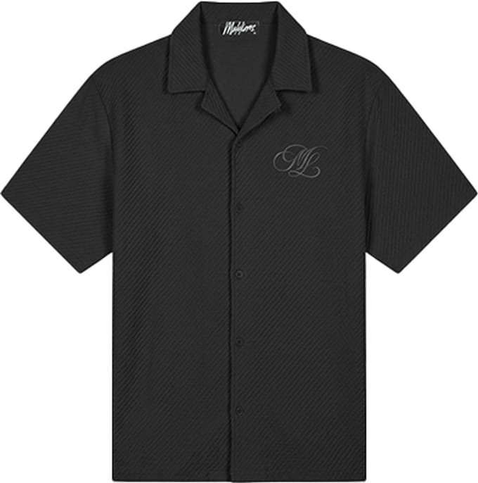 Malelions Diagonal Seersucker Shirt