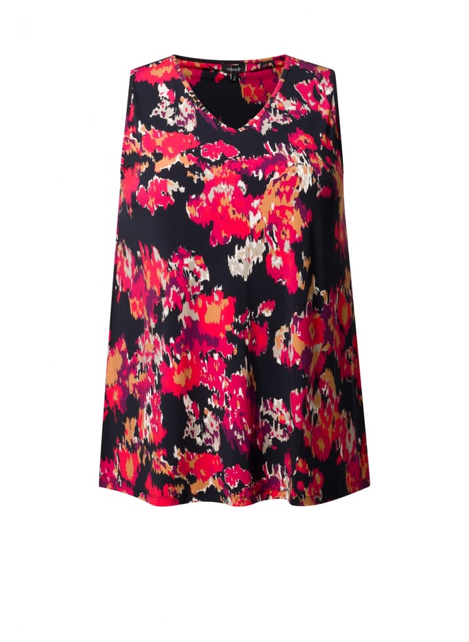 COLLETTA Nila Tops - Soft Red/Multi Colou