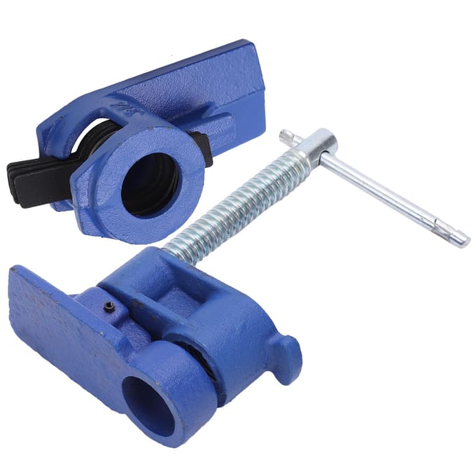 Houtlijmen Pijpklemset Smeedbaar Staal Snelspanner MultiClutch Heavy Duty G34in blue