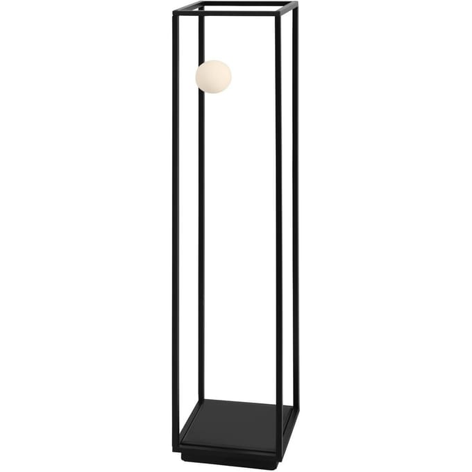 Karman Abachina LED vloerlamp 1-lamp 103cm zwart