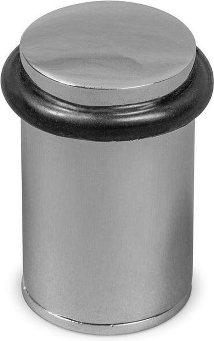 Deurstopper - chroom 32x55mm