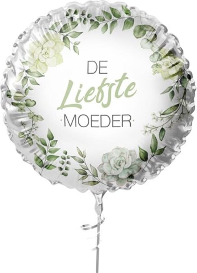 Folieballon Liefste Moeder 45cm