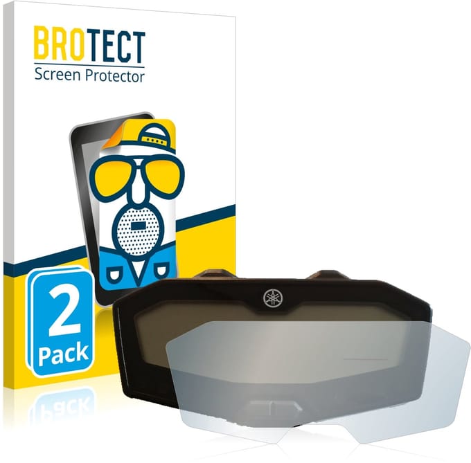 BROTECT - Screenprotector voor Yamaha Tracer 700 2016-2019 - Folie Beschermfolie matte 2 Stuks