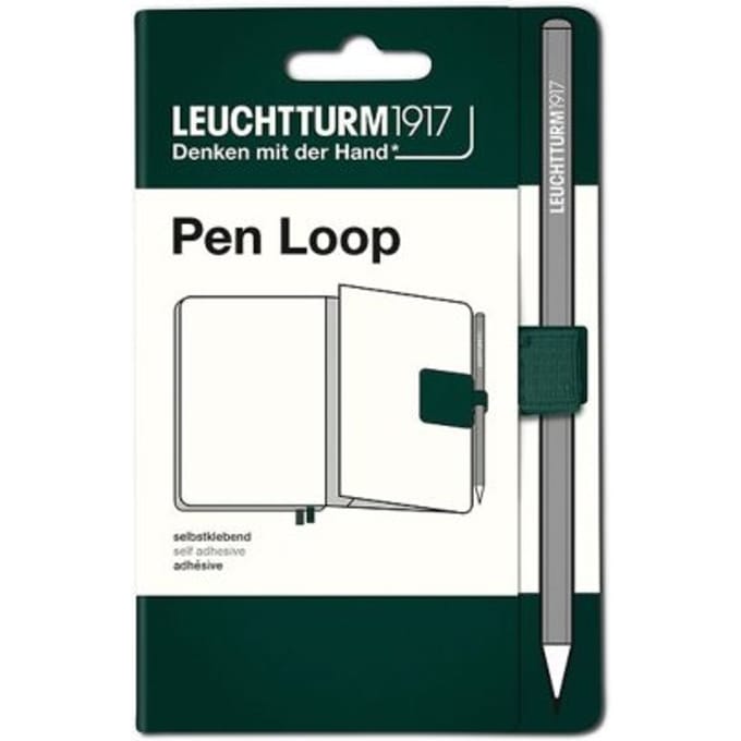Leuchtturm1917 pen loop zelfklevende pennenlus bos groen