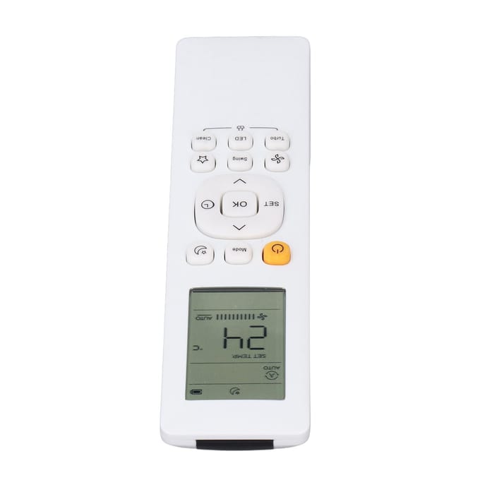 Télécommande de climatiseur Prise en main confortable Interrupteur pratique Télécommande de remplacement facile à utiliser gray