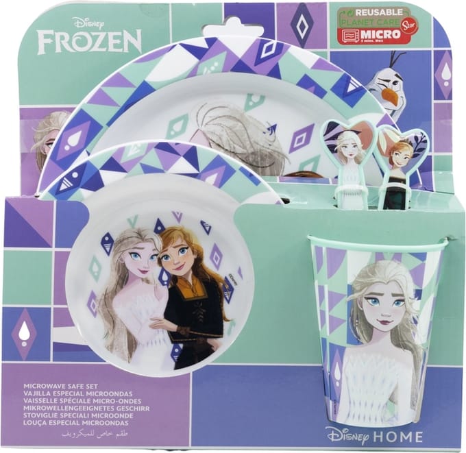 Euromic FROZEN 5-pcs. kids microwavable set