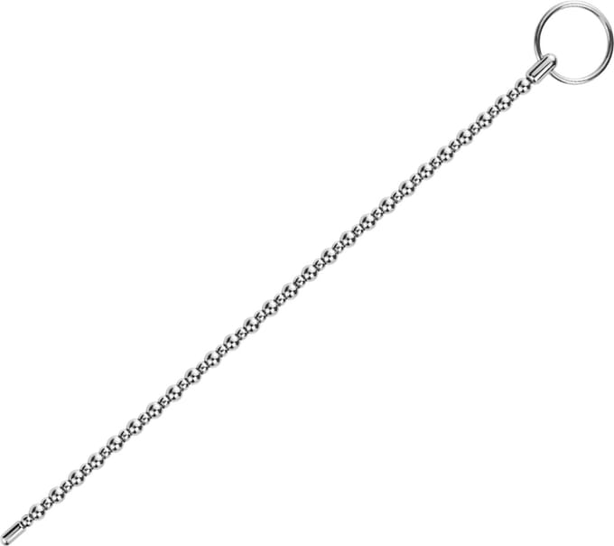 Fixxx - Extra Lange Bolletjes Penis Plug - 315 mm - Zilver