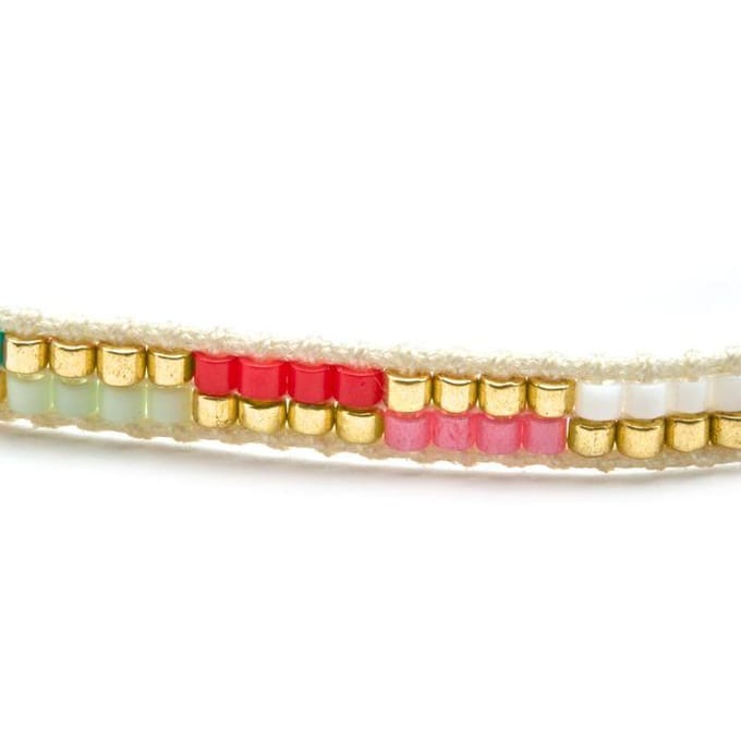 Bracelet - Luxenter - Anlako - Cristal noir - finition or jaune 18k - Style boho noir