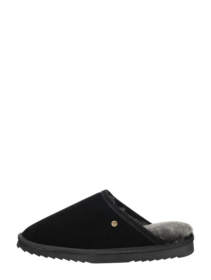 Warmbat Classic Unisex Suede Unisex Sloffen - Zwart