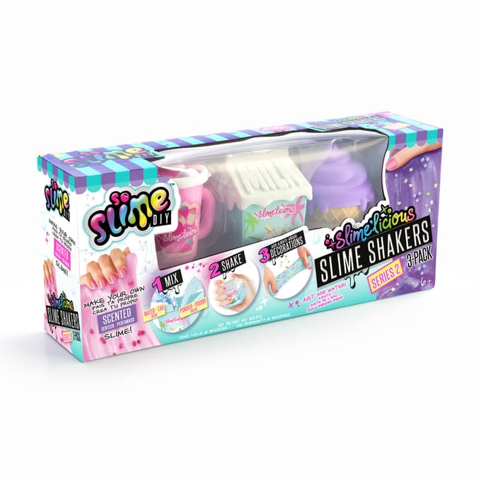 So Slime Slimelicious Slime Shaker 3-pack Spelen met slijm