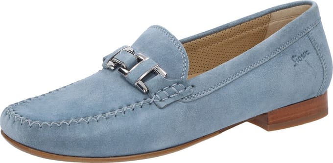 Sioux - CAMBRIA - Instappers - Kleur: Blauw - Maat: 40.5