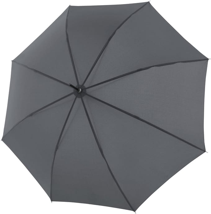 Doppler Bristol Stok paraplu 87 cm - 103cm Diameter - solid grey
