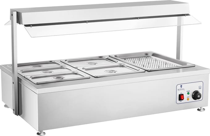 Royal Catering Bain-Marie - 6 GN - met vleeshulpstuk 10010380
