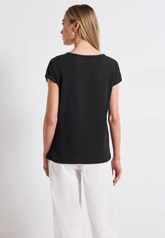 Basic shirt met print