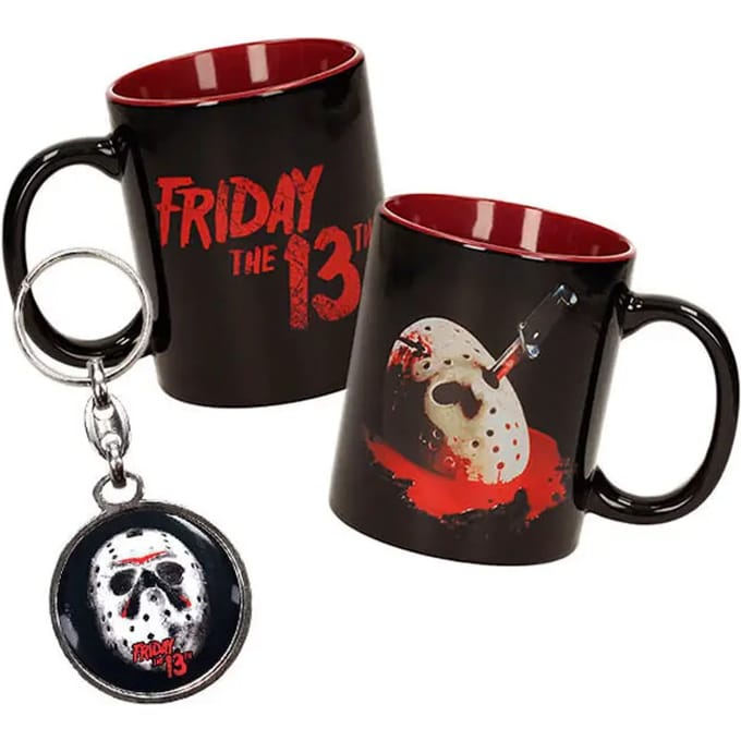 Mok met metalen sleutelhanger SD Toys Friday the 13th