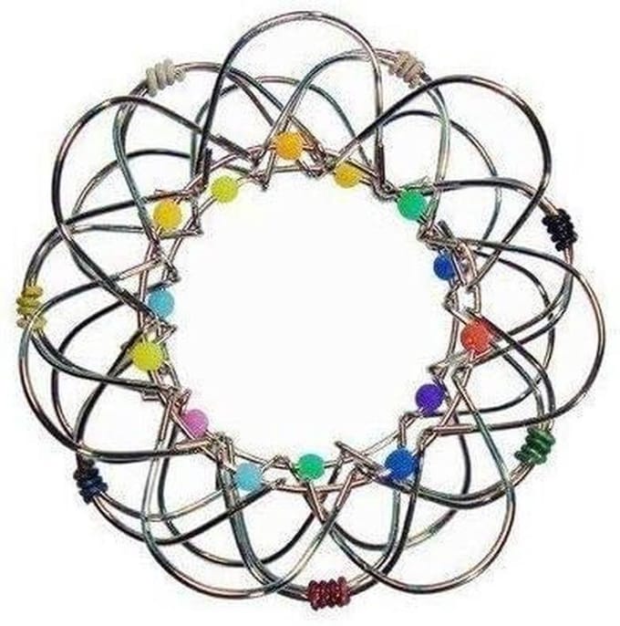 Flexibele Bol - Speelgoed Bol - Tijdverdrijf Spelen - Handmatig Gebruik - 16.5 cm - Zilver