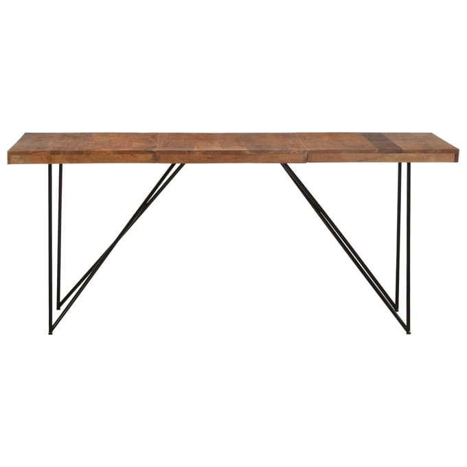 vidaXL - Eettafel - 180x90x76 - cm - massief - acaciahout
