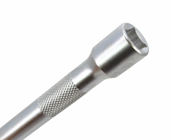 Dopsleutelset 1/4" 4-delig - 75mm t/m 300mm - Verlengstukken