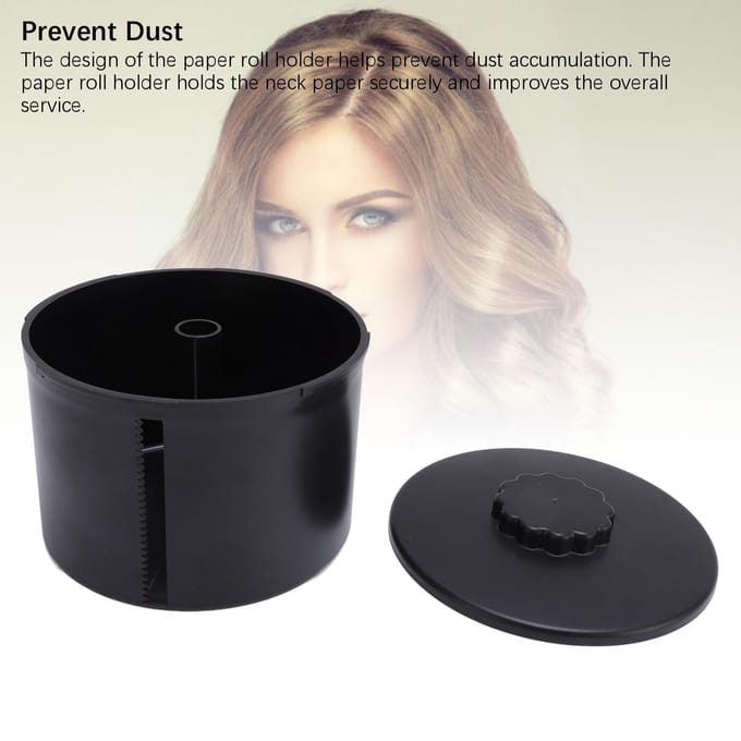 Nekstrips Dispenser Kapper Nekpapier Rolhouder Wegwerp Sjaalpapier Container voor Kapsalon gray