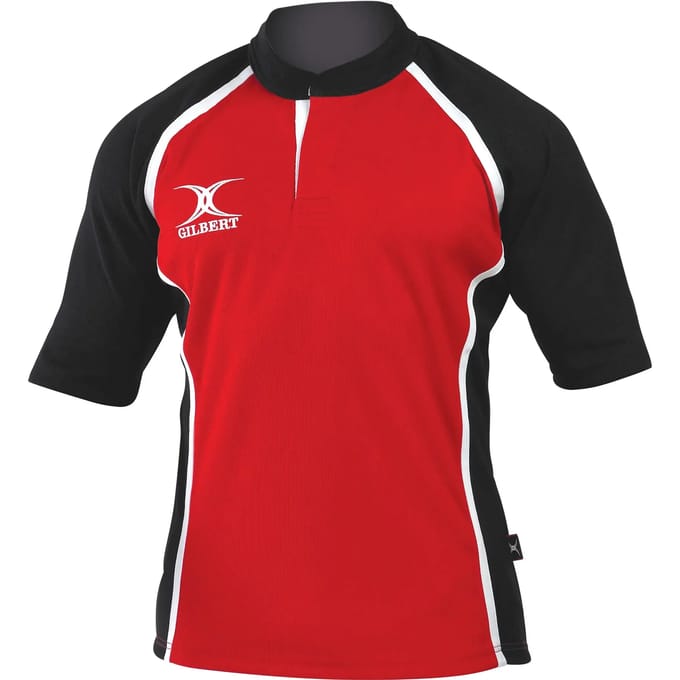 Gilbert Xact Two Tone Shirt Snr Rood / Zwart - Extra Small