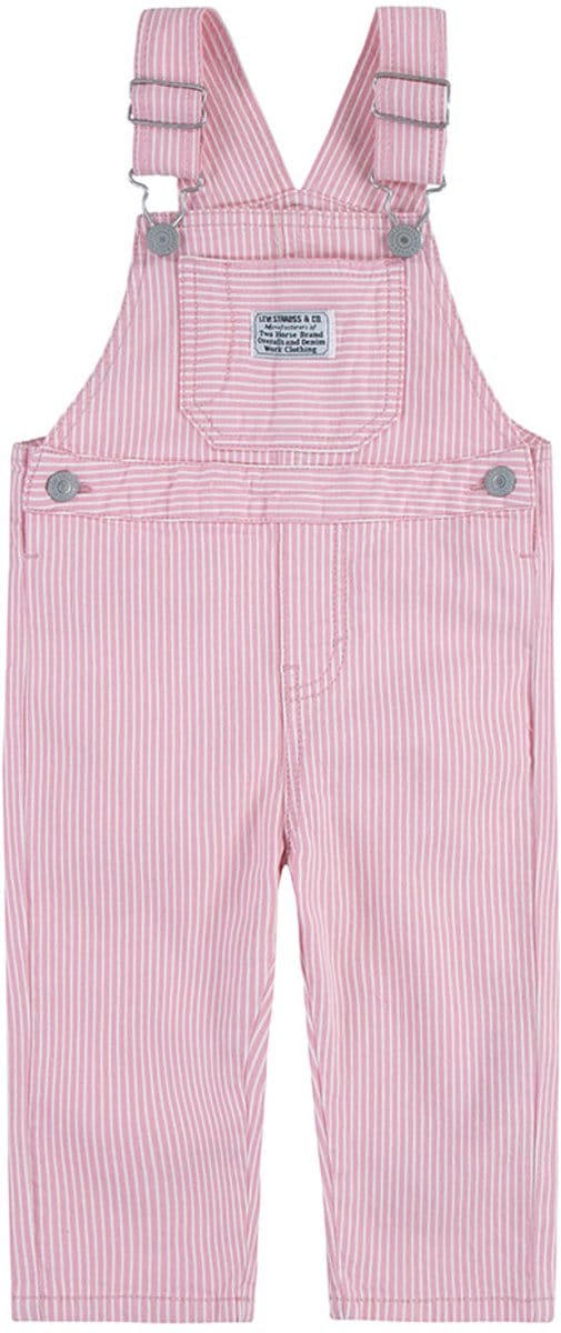 Levi´s ® Kids Railroad Stripe Mouwloze Romper Roze 24 Months Meisje