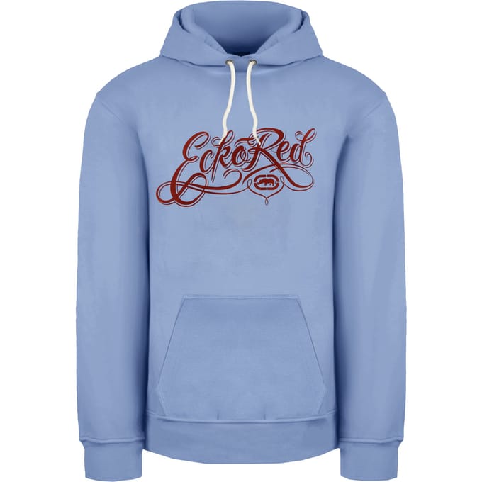Ecko Unltd. Long Sleeve Pullover Blue Womens Scarlett Hoodie EFM04804 VISTA BLUE