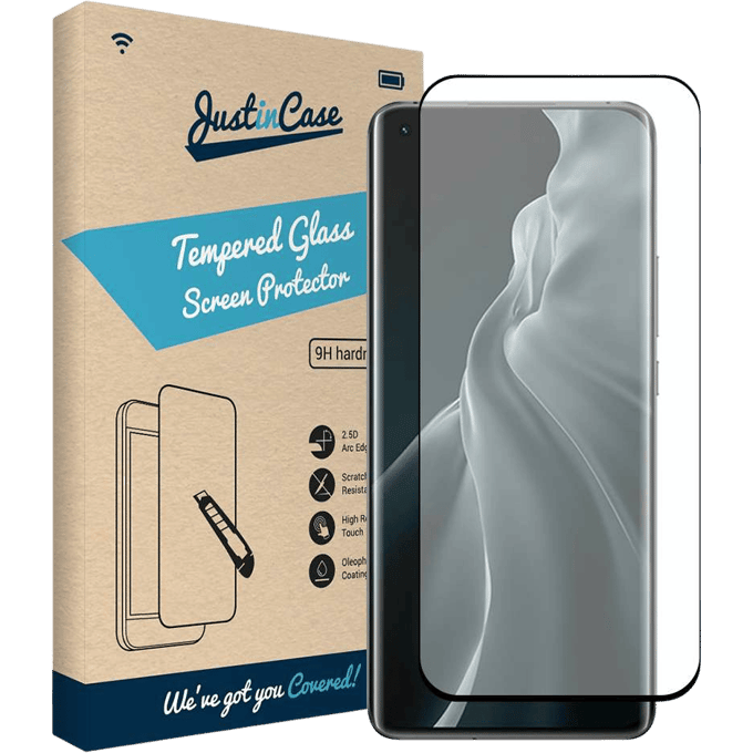 Just in Case Xiaomi Mi 11 Glazen Screenprotector Standaard