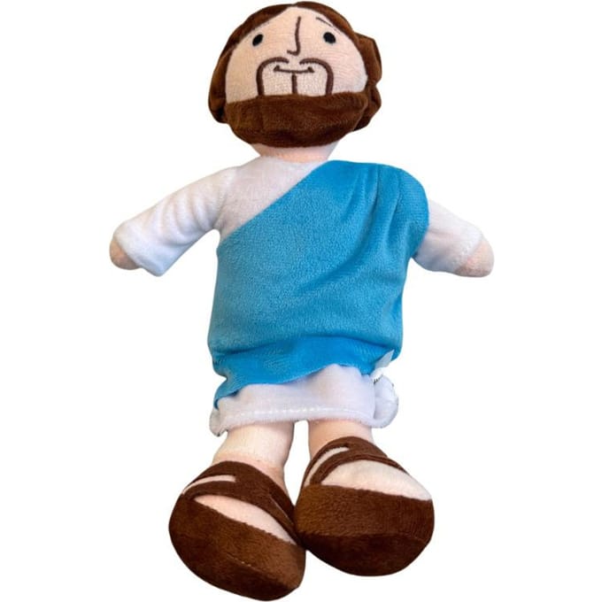 Nieuw Arabisch Karakter Jezus Pluche Pop Maria Pop Poppen Speelgoed Kinderdag Cadeau blue