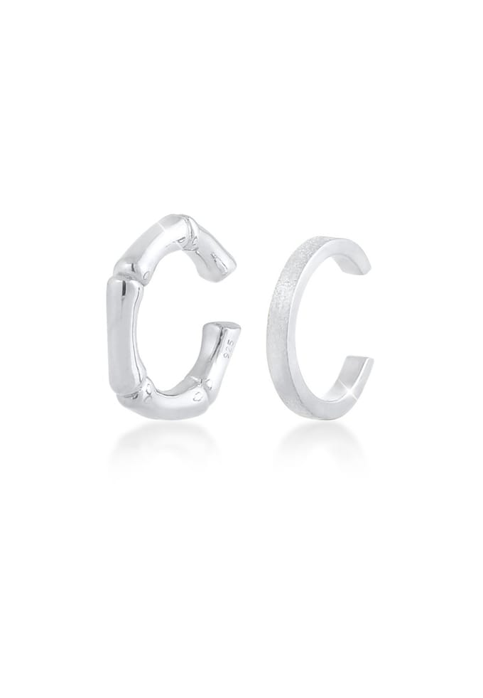 Elli oorhangers Dames Earcuff Bamboe Minimaal Basic Zomer in 925 Sterling Zilver