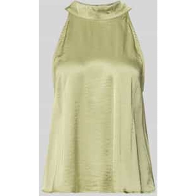 Blousetop van satijn met viscose,