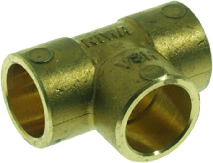 VSH soldeer messing - T-stuk - 12 mm