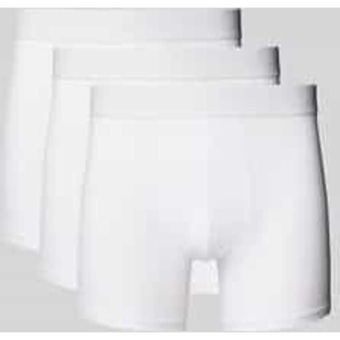 Boxershort met band met label in een set van 3 stuks