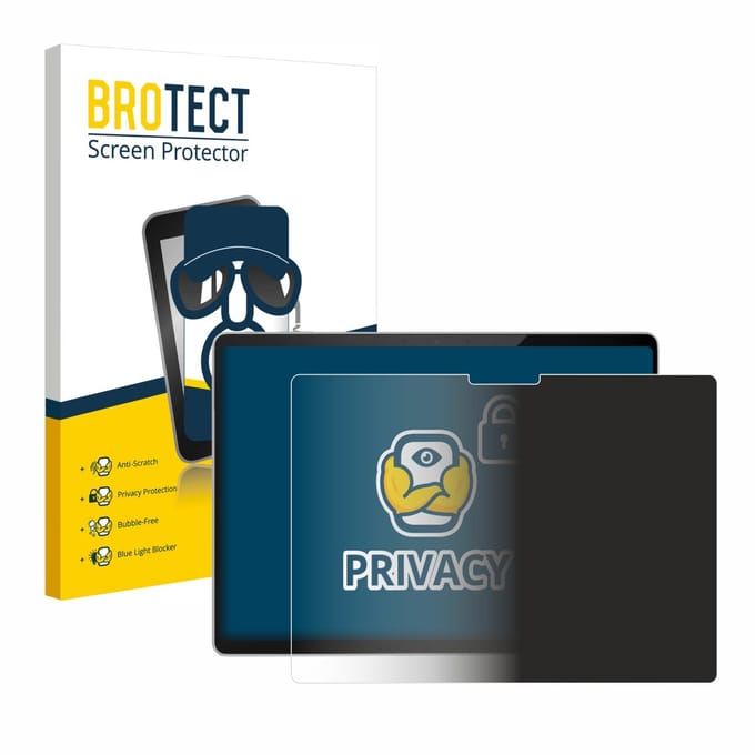 BROTECT - privacy screenprotector voor Microsoft Surface Pro 9 / 10 / 11 - Folie Beschermfolie Blauwlichtfilter