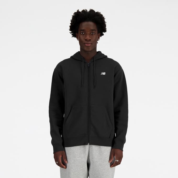 New Balance Sport Essentials Logo Fleece Black Größe: XXL | Pullover Outlet | Herren | Schwarz