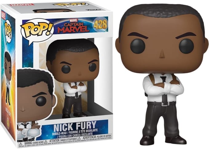 Funko Pop! Captain Marvel - Vinylfiguur - Nick Fury (Suit) 428 - 9 cm