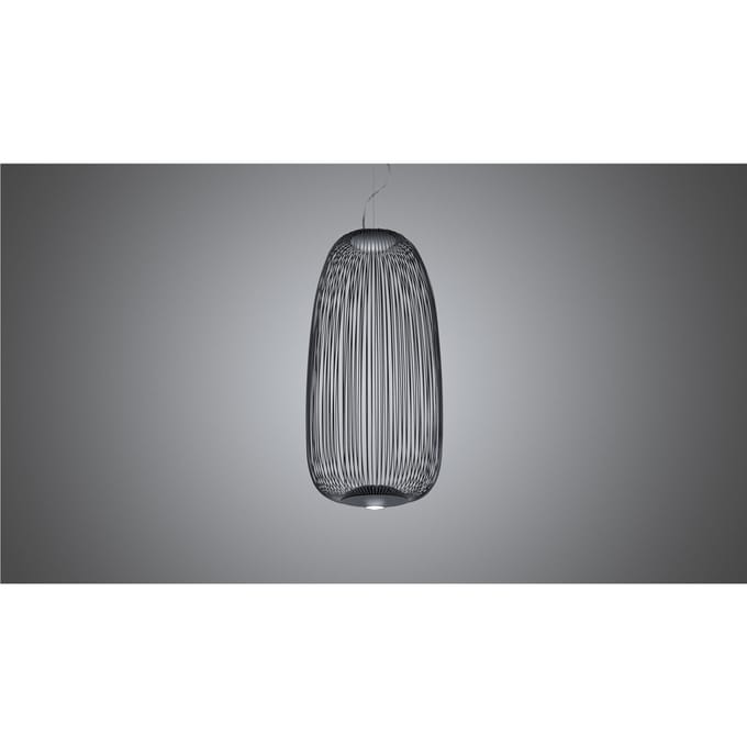Foscarini Spokes 1 Hanglamp - grafiet - met MyLight