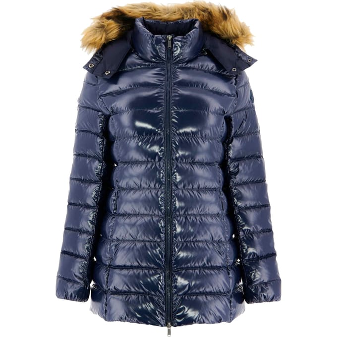 JOTT Perle Laquee Parka Navy Taglia: L | Giacche invernali Outlet | Donna | Blu