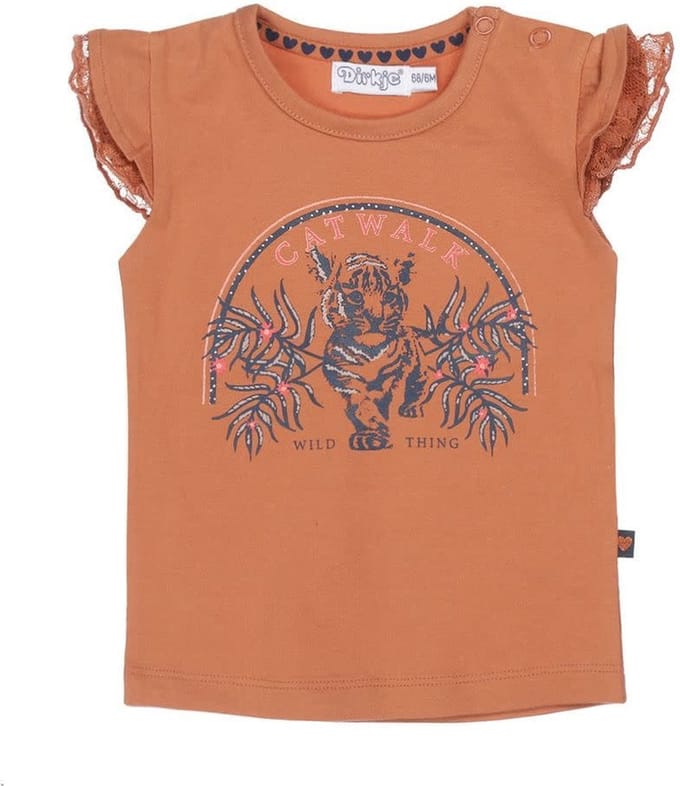 Dirkje V-HEART Meisjes T-shirt - Maat 56